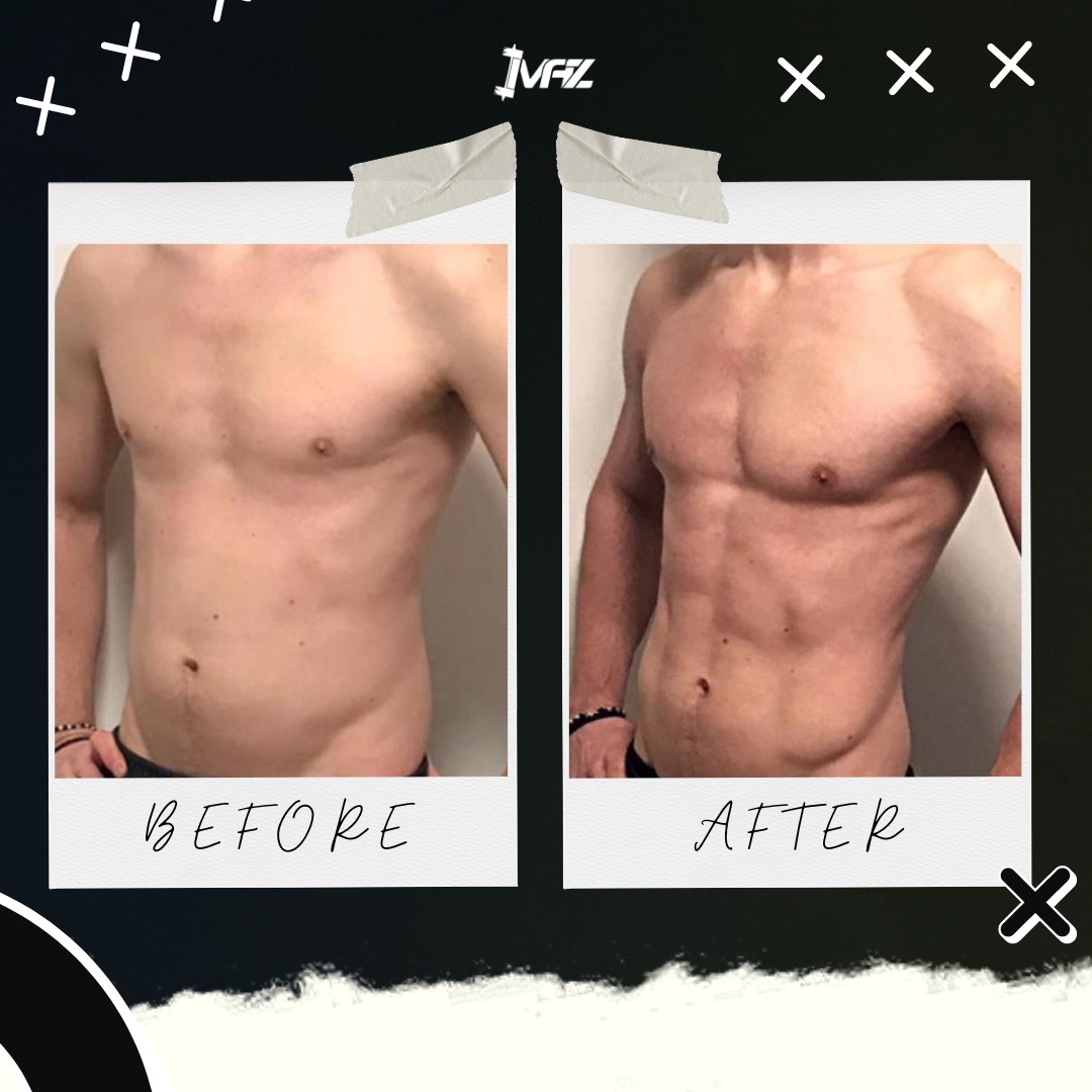 Client transformation: Shredded Abs